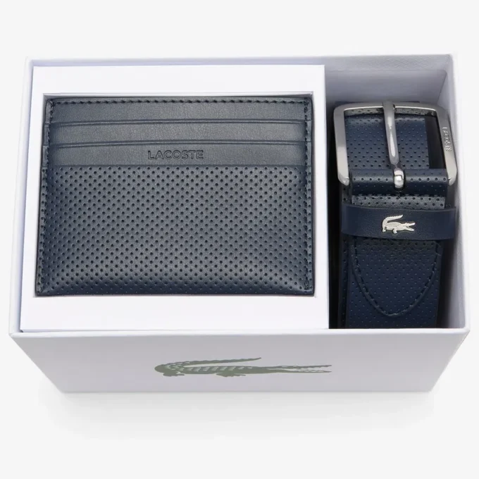 Set Regalo con cintura in pelle e portacarte