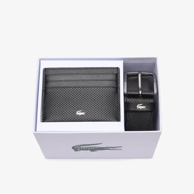 Set Regalo con cintura in pelle e portacarte