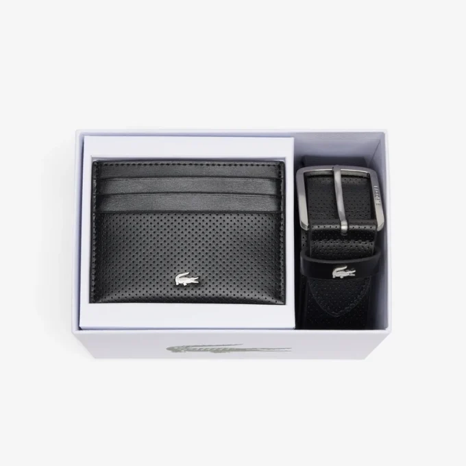 Set Regalo con cintura in pelle e portacarte