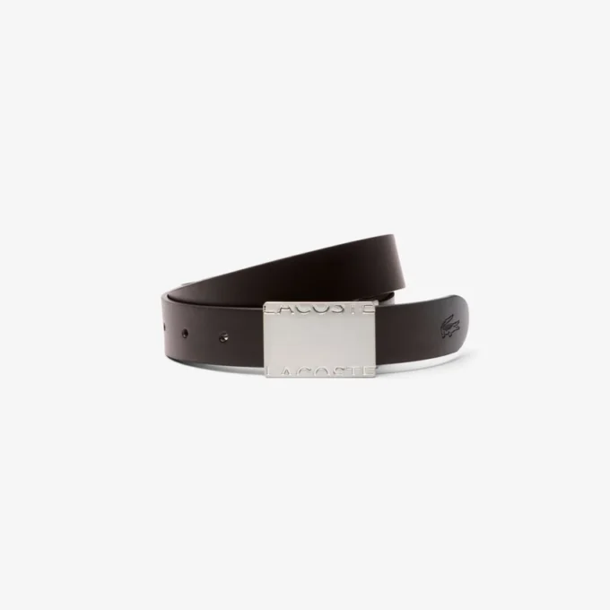 Set Regalo con cintura in pelle liscia e fibbia