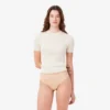 Slip a cordino in rete con logo in vita Slip a cordino in rete con logo in vita