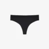 Slip a perizoma in microfibra con logo in vita Slip a perizoma in microfibra con logo in vita
