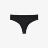 Slip a perizoma in microfibra con logo in vita Slip a perizoma in microfibra con logo in vita