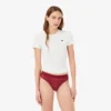 Slip a perizoma in pizzo con logo in vita Slip a perizoma in pizzo con logo in vita