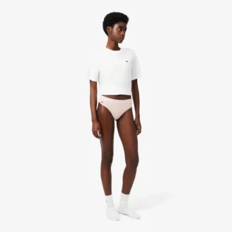 Slip a stringa in cotone a righe Slip a stringa in cotone a righe
