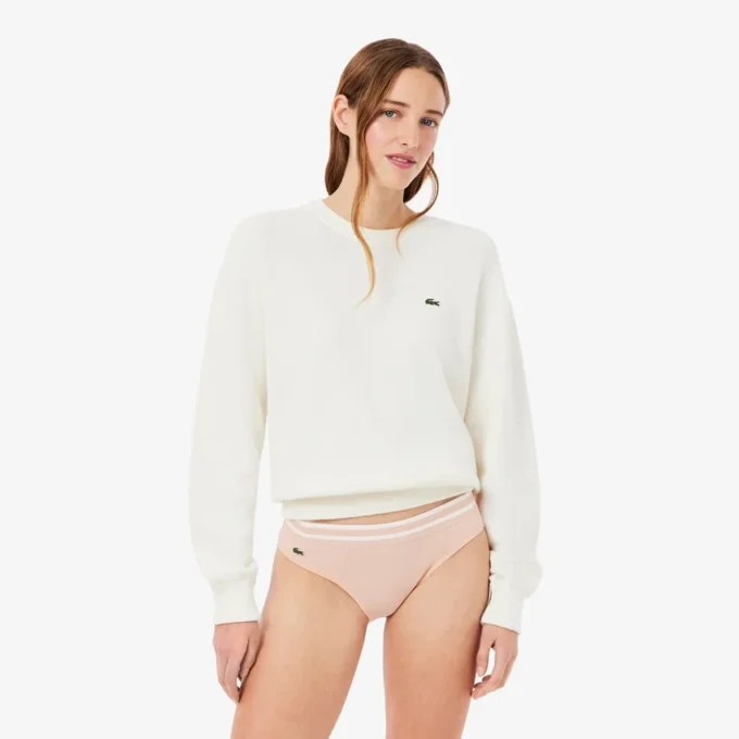 Slip in cotone a righe in vita Slip in cotone a righe in vita