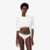 Slip in cotone a righe in vita Slip in cotone a righe in vita