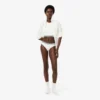 Slip in cotone a righe in vita Slip in cotone a righe in vita