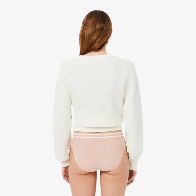 Slip in cotone a righe in vita Slip in cotone a righe in vita