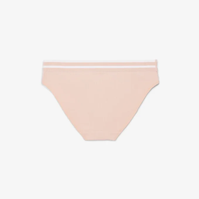 Slip in cotone a righe in vita Slip in cotone a righe in vita