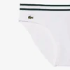 Slip in cotone a righe in vita Slip in cotone a righe in vita