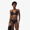 Slip in rete con logo in vita Slip in rete con logo in vita