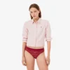 Slip in rete con logo in vita Slip in rete con logo in vita