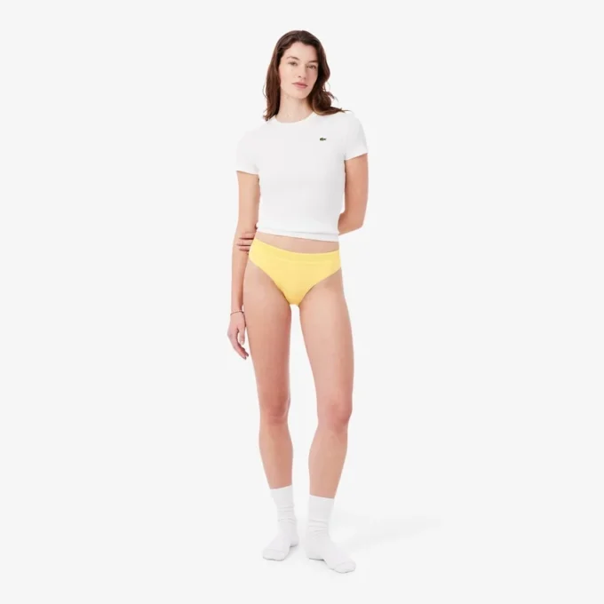 Slip in rete con logo in vita Slip in rete con logo in vita