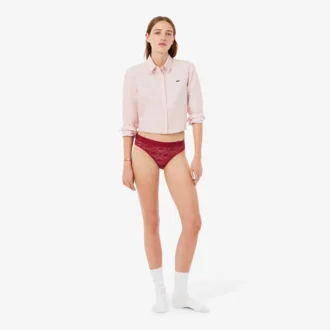 Slip in rete con logo in vita