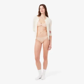 Slip in rete con logo in vita