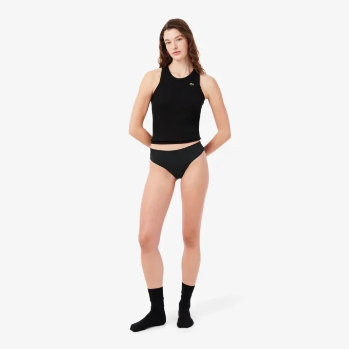 Slip in rete con logo in vita Slip in rete con logo in vita