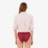 Slip in rete con logo in vita Slip in rete con logo in vita
