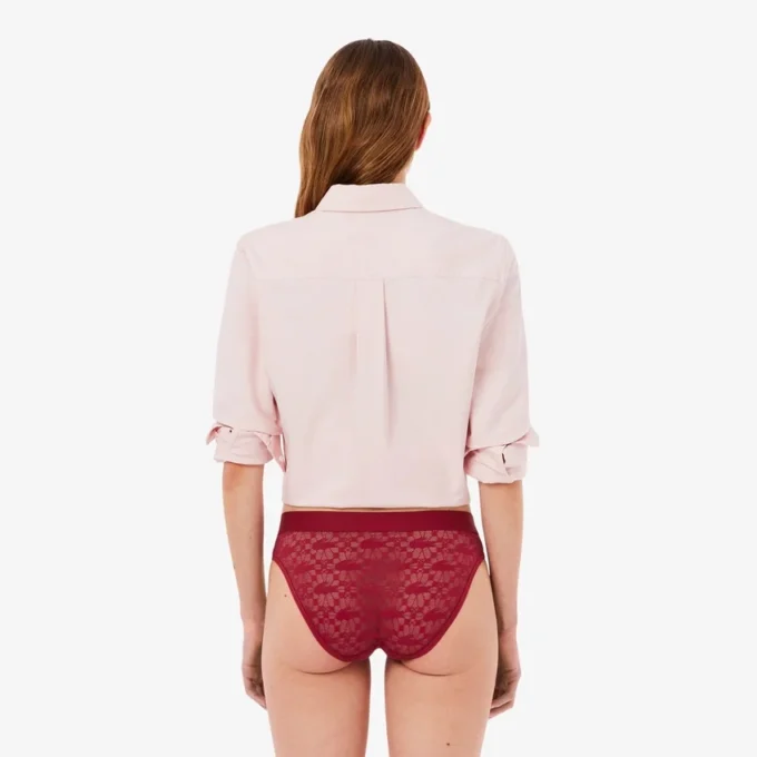Slip in rete con logo in vita Slip in rete con logo in vita