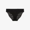 Slip in rete con logo in vita Slip in rete con logo in vita