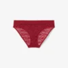 Slip in rete con logo in vita Slip in rete con logo in vita