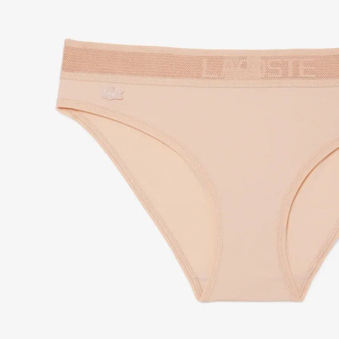 Slip in rete con logo in vita Slip in rete con logo in vita