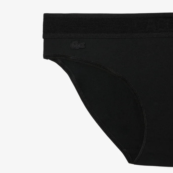 Slip in rete con logo in vita Slip in rete con logo in vita