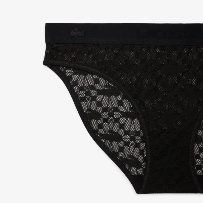 Slip in rete con logo in vita Slip in rete con logo in vita