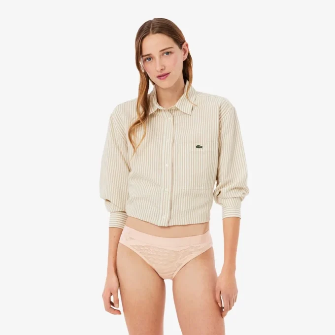 Slip in rete con marchio in vita Slip in rete con marchio in vita