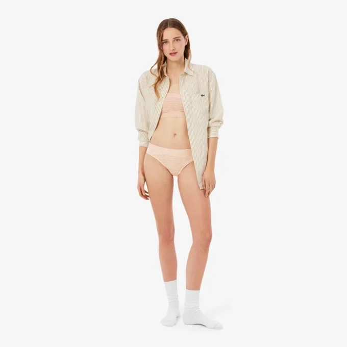 Slip in rete con marchio in vita Slip in rete con marchio in vita