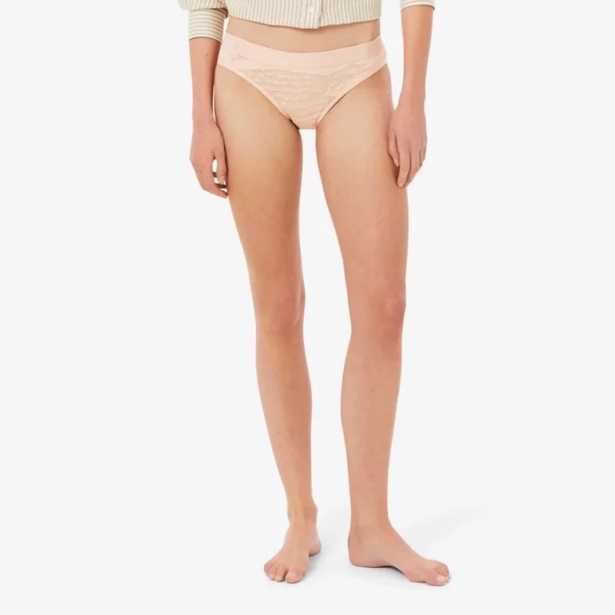 Slip in rete con marchio in vita Slip in rete con marchio in vita