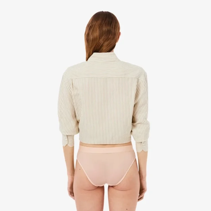 Slip in rete con marchio in vita Slip in rete con marchio in vita