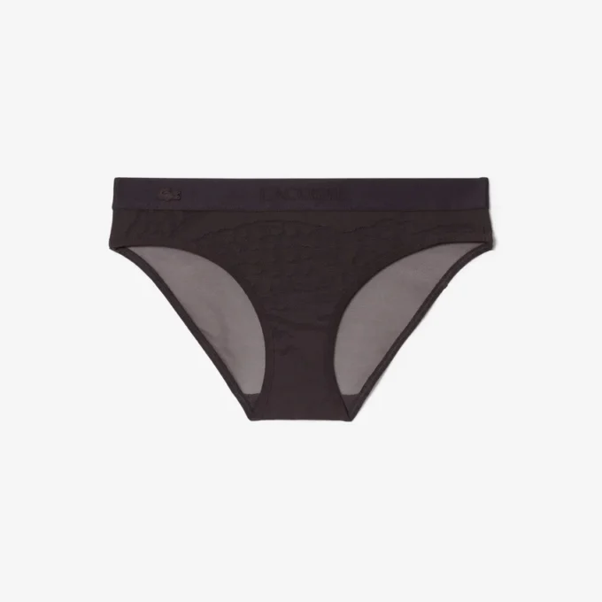 Slip in rete con marchio in vita Slip in rete con marchio in vita