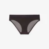 Slip in rete con marchio in vita Slip in rete con marchio in vita
