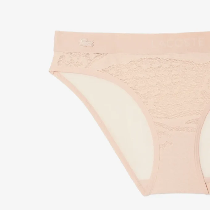 Slip in rete con marchio in vita Slip in rete con marchio in vita