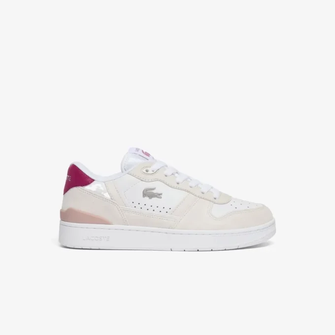 Sneakers da donna in pelle scamosciata con T-Clip Sneakers da donna in pelle scamosciata con T-Clip