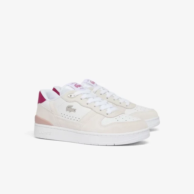Sneakers da donna in pelle scamosciata con T-Clip Sneakers da donna in pelle scamosciata con T-Clip