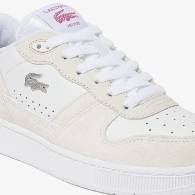 Sneakers da donna in pelle scamosciata con T-Clip Sneakers da donna in pelle scamosciata con T-Clip