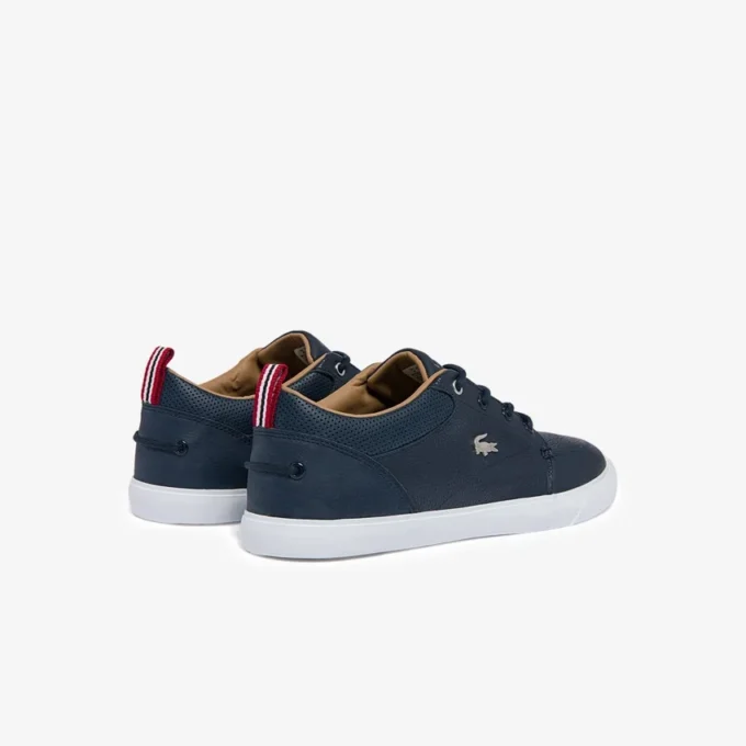 Sneakers da uomo Bayliss in pelle con collo traforato Sneakers da uomo Bayliss in pelle con collo traforato