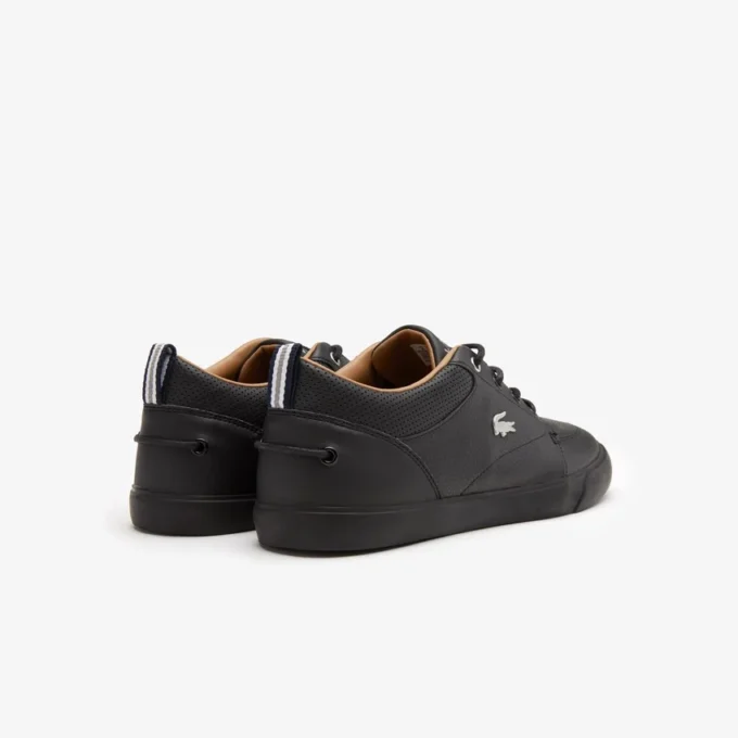 Sneakers da uomo Bayliss in pelle con collo traforato Sneakers da uomo Bayliss in pelle con collo traforato