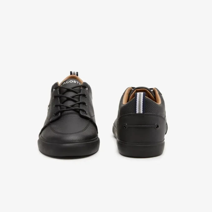 Sneakers da uomo Bayliss in pelle con collo traforato Sneakers da uomo Bayliss in pelle con collo traforato