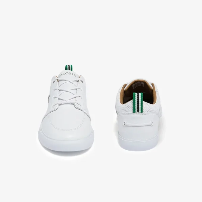 Sneakers da uomo Bayliss in pelle con collo traforato Sneakers da uomo Bayliss in pelle con collo traforato
