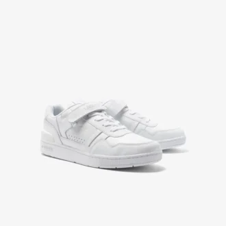 Sneakers da uomo in pelle con chiusura in velcro T-Clip