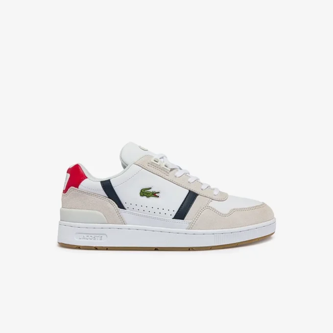 Sneakers da uomo in pelle con T-Clip Sneakers da uomo in pelle con T-Clip
