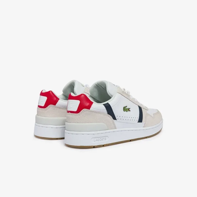 Sneakers da uomo in pelle con T-Clip Sneakers da uomo in pelle con T-Clip