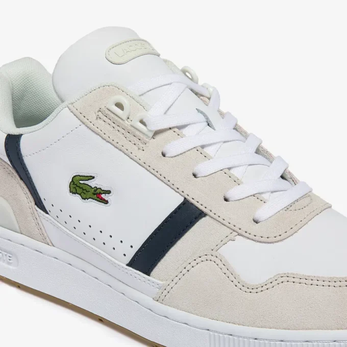 Sneakers da uomo in pelle con T-Clip Sneakers da uomo in pelle con T-Clip