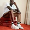Sneakers da uomo in pelle con T-Clip Sneakers da uomo in pelle con T-Clip