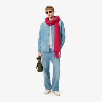 Sovracamicia da uomo in denim di cotone pesante