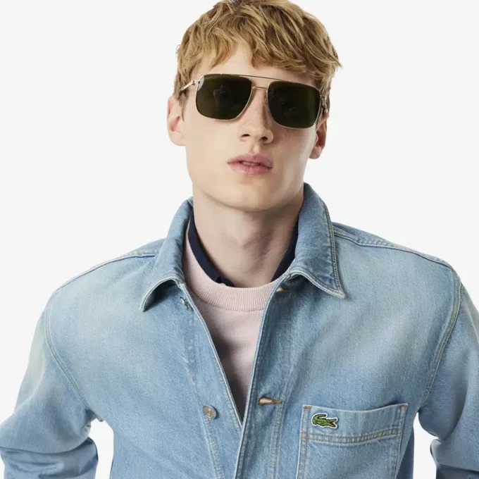 Sovracamicia da uomo in denim di cotone pesante Sovracamicia da uomo in denim di cotone pesante