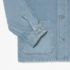 Sovracamicia da uomo in denim di cotone pesante Sovracamicia da uomo in denim di cotone pesante